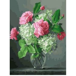 GX26679 Картина по номерам Paintboy "Розовая роза"