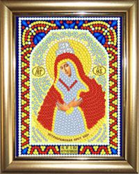ИМРА5-071 Алмазная мозаика ТМ НАСЛЕДИЕ с рамкой "Остробрамская икона Божьей Матери"