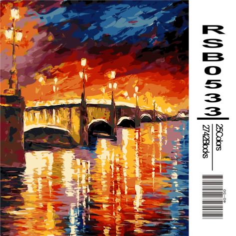 Картина по номерам Paintboy "Фонари над мостом" RSB0533