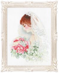 100/050 Набор для вышивания RIOLIS PREMIUM «Невеста»