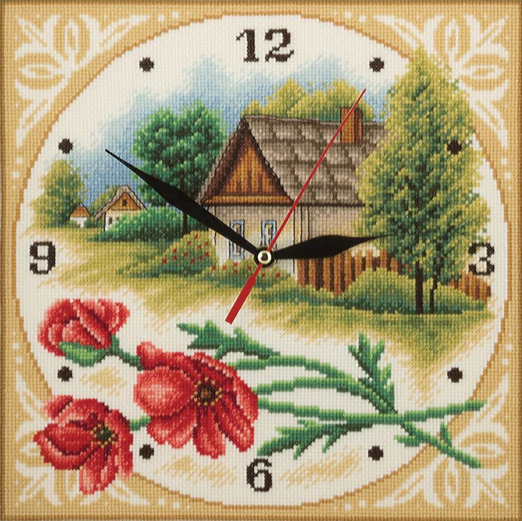 Набор для вышивания Панна "Часы. Домик" CН-1563