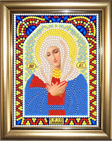 ИМРА5-085 Алмазная мозаика ТМ НАСЛЕДИЕ с рамкой "Икона Достойно есть"