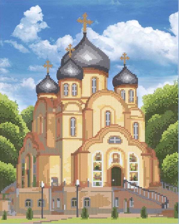 Храм сергия радонежского рисунок