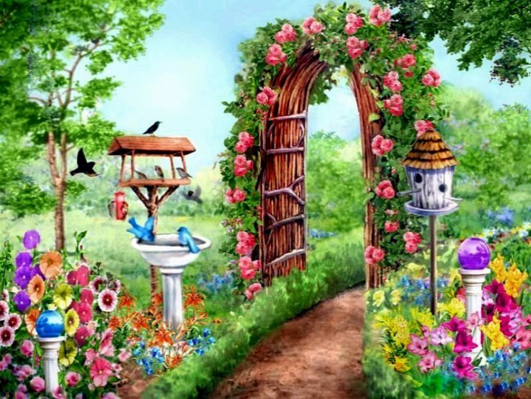 Картина по номерам Paintboy "Райский сад" GX4133