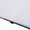 Скетчбук, белая бумага 120 г/м2 145х203 мм, 80 л., резинка, твердый, BRAUBERG ART DEBUT "Дюна", 114586