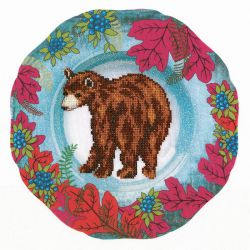 М70028 Набор для вышивания "Лесной декор. Медведь" (РТО)