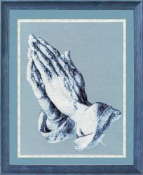 МК-060 Набор для вышивания Золотое Руно "Руки молящегося" по мотивам Альбрехта Дюрера
