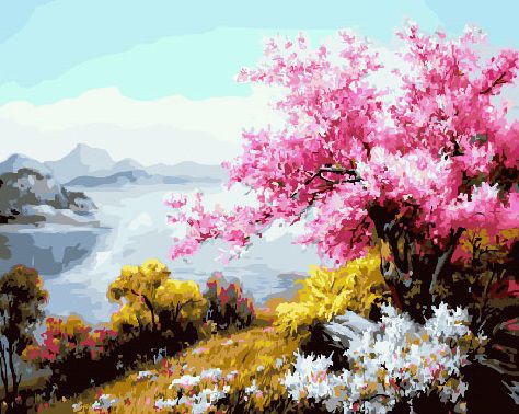 GX23721 Картина по номерам Paintboy "Магия весны"