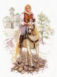 4-17 Набор для вышивания Алиса "Юноша на белом коне"