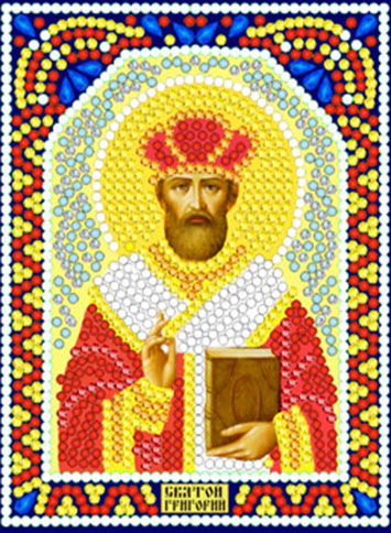 ИМА5-078 Алмазная мозаика ТМ НАСЛЕДИЕ "Святой Григорий"