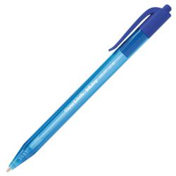 Ручка шариковая автоматическая PAPER MATE "Inkjoy 100 RT", СИНЯЯ, корпус синий, узел 1 мм, линия письма 0,7 мм, S0957040