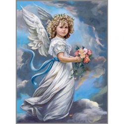 R-939 Алмазная мозаика Милато "Девочка ангел"