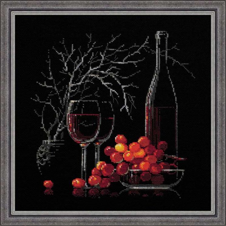 Набор для вышивания Риолис "Натюрморт с красным вином"1239