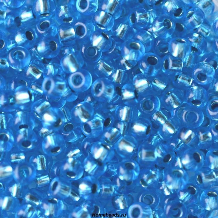 Бисер Preciosa 08236 хрустальный синий