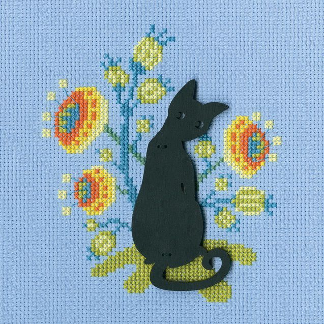 Набор для вышивания крестом РТО "Кошка-7" СВЕ9008