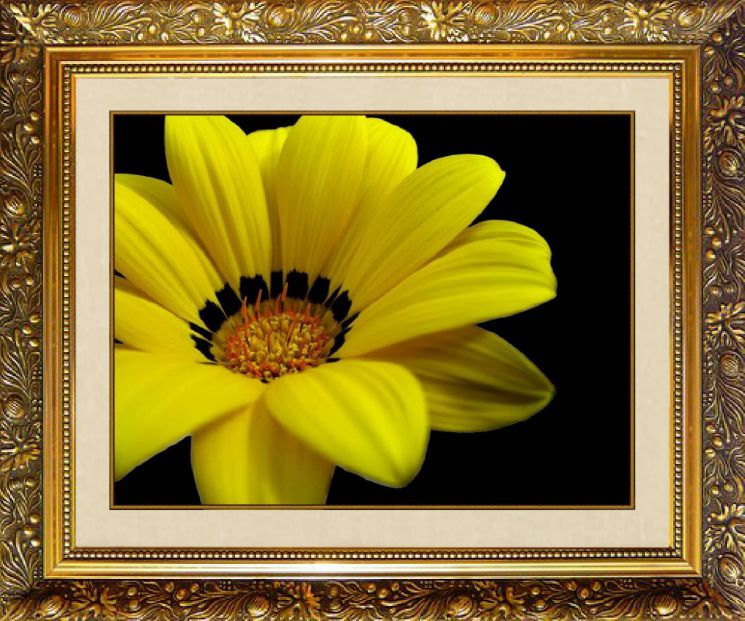 Алмазная мозаика Милато "Желтый цветок" N-101