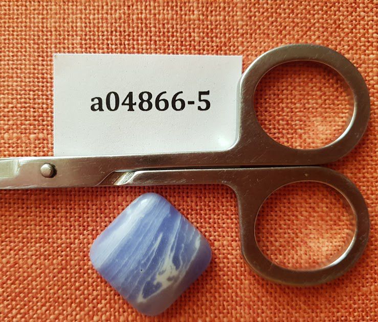 Магнит для игл (Кабошоны из агата голубого квадрат, 20*20*6мм) а04866-5 
