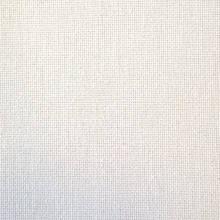 784 (19-17) Ткань равномерного плетения, 27 каунт, белая, жесткая