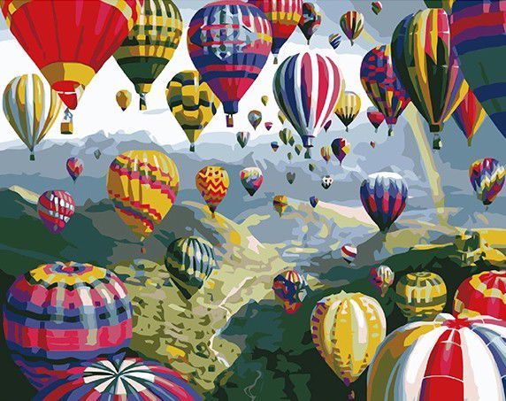 Картина по номерам Paintboy "Шоу воздушных шаров" GX6524