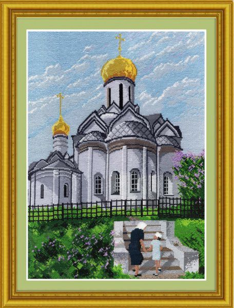 Набор для вышивания крестом ОВЕН "Дорога в Храм" 243
