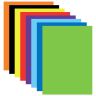 Цветная бумага А4 мелованная (глянцевая), 16 листов 8 цветов, на скобе, BRAUBERG, 205х290 мм, "Сказочный город", 129784