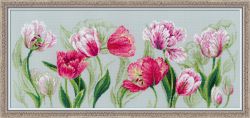 100/052 Набор для вышивания "Весенние тюльпаны" (RIOLIS)