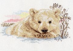 1-19 Набор для вышивания Алиса "Северный медвежонок"