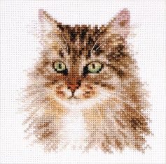 1-35 Набор для вышивания Алиса "Сибирская кошка"