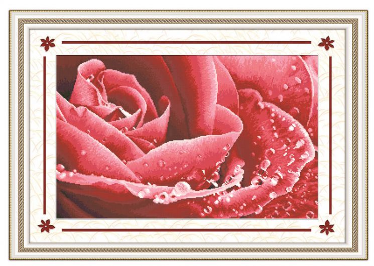 Алмазная мозаика Color Kit "Розы цвет" MO008