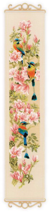 1905 Набор для вышивания крестом Риолис «Тропические птички"