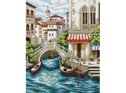 Набор для вышивания крестом Белоснежка "Улочки Венеции" 4105-14