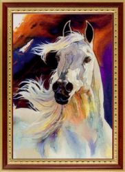 147 Алмазная мозаика "Радужный конь" (PSP)