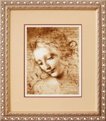 МК-053 Набор для вышивания Золотое Руно "Голова девушки" по картине Леонардо да Винчи