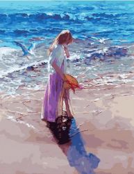 МСА479 Картина по номерам Paintboy "В солнечный день на море"