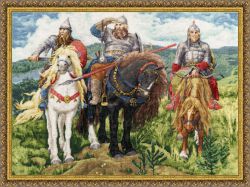 МК-035 Набор для вышивания Золотое Руно "Три Богатыря" по картине В. Васнецова