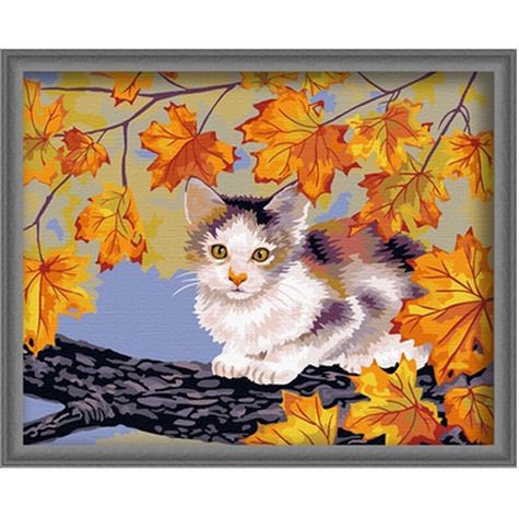 Картина по номерам Mengley "Кот на дереве" MG021