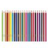 Карандаши цветные ПИФАГОР "ЛЕСНЫЕ ЖИТЕЛИ", 24 цвета, пластиковые, классические, заточенные, 181336