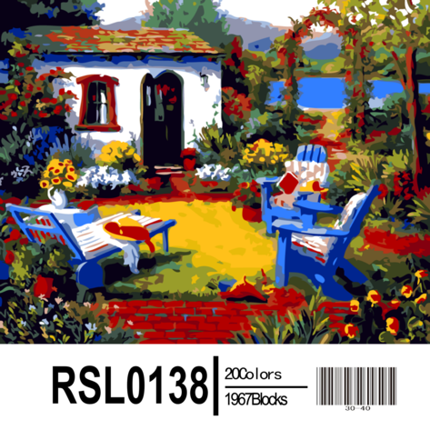 Картина по номерам Paintboy "В летнем садике" RSL0138